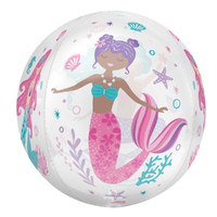 Shimmering Mermaid Orbz Foil Balloon