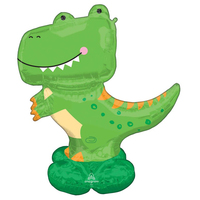 T-Rex Dinosaur Air Fill AirLoonz Foil Balloon