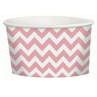 Chevron New Pink Treat Cups 20 Pack