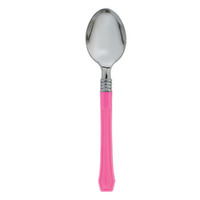 Bright Pink Premium Classic Choice Spoons 20 Pack 