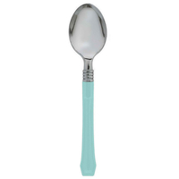Robin's-Egg Blue Premium Classic Choice Spoons 20 Pack