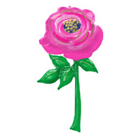 Giant Pink Flower Foil Multi-Balloon