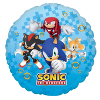 Sonic the Hedgehog Round Foil Balloon