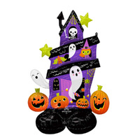 Halloween Haunted House Air Fill AirLoonz Foil Balloon