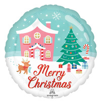 Merry Christmas Wonderland Foil Balloon