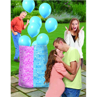 Baby Shower Blue Boy Gender Reveal Balloon Sack Kit