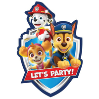 Paw Patrol Adventures Postcard Invitations 8 Pack