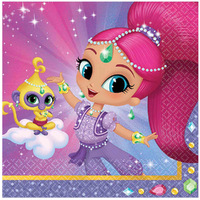 Shimmer & Shine Beverage Napkins 16 Pack
