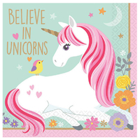 Magical Unicorn Beverage Napkins 16 Pack