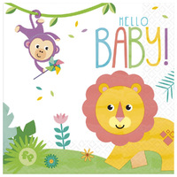 Baby Shower Fisher Price Hello Baby Lunch Napkins 16 Pack