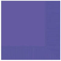 New Purple Lunch Napkins 20 Pack