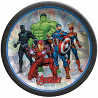 Avengers Marvel Powers Unite Lunch Cake Dessert Plates 8 Pack
