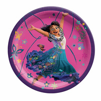 Encanto Round Lunch Dessert Cake Paper Plates 8 Pack