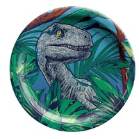 Jurassic World Dinosaur Paper Plates 17cm