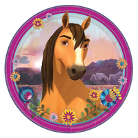 Spirit Ride Free Paper Dinner Plates 8 Pack