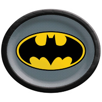 Batman Heroes Unite Oval Shaped Dinner Plates 8 Pack