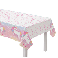 Enchanted Unicorn Plastic Tablecover