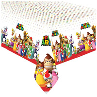 Super Mario Brothers Plastic Tablecover 