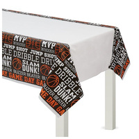Basketball Nothin But Net Plastic Tablecover