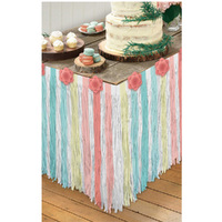 Free Spirit Birthday Table Skirt & Flowers