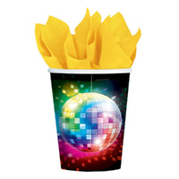 Disco Fever Paper Cups 8 Pack