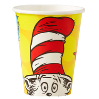 Dr Seuss Cat In The Hat Paper Cups 8 Pack
