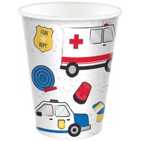 First Responders Paper Cups 8 Pack 