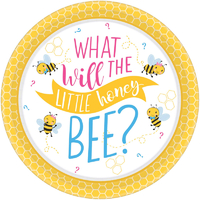 Baby Shower What Will It Bee? Dinner Plates