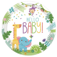 Baby Shower Fisher Price Hello Baby Round Paper Dinner Plates 8 Pack