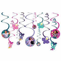 Encanto Spiral Swirls Hanging Decorations 12 Pack