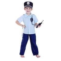 Deluxe Policeman Boy Costume - Large for Ages 6-8