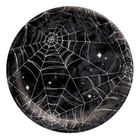 Halloween Spider Web Paper Dinner Plates 20 Pack