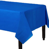 Royal Blue Party Supplies Plastic Tablcover
