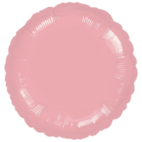 Metallic Pearl Pastel Pink Round Foil Balloon