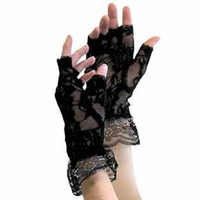 Pirate Fingerless Lace Gloves Size Standard Adult 1 Pair