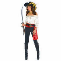 Pirate Blouse Ivory x1 Adult Size Standard