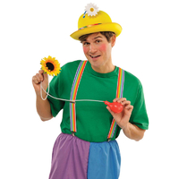 Clown Squirt Flower Costume Accessory x1