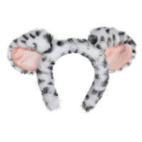 Dog Furry Ears Headband Adult Costume Accessory x1