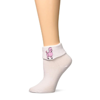 Fabulous 50s Pink Poodle Sock Hop Socks 1 Pair
