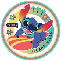 Lilo & Stitch 23cm Paper Plates 8 Pack