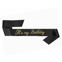 Birthday Party Supplies Its My Birthday Sash x1