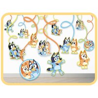 Bluey Spiral Hanging Decorations 12 Pack