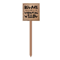 Harry Potter Halloween Yard Sign Beware Whomping Willow