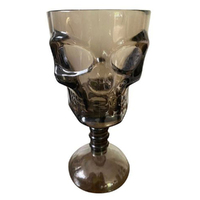 Halloween Skull Shaped Wine Glass x1