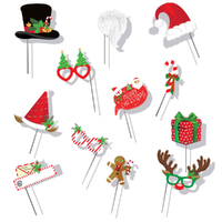 Christmas Fun Photo Props 12 Pack