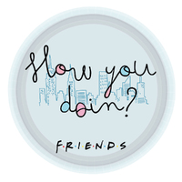 Friends Paper Dinner Plates 8 Pack