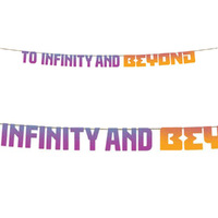Buzz Lightyear To Infinity And Beyond Letter Banner