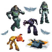 Buzz Lightyear Paper Cutout Decorations 8 Pack