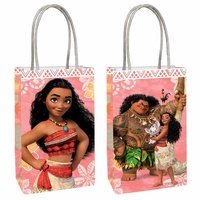 Moana Kraft Treat Party Paper Bag 8 Pack 