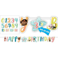 Moana Happy Birthday Banner